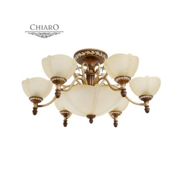 Люстра потолочная CHIARO 254012909 Версаче 9x60W Е27
